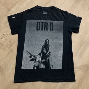 OTR II Jay-Z Beyonce 2018 Concert Tour Tee T-Shirt Adult Small Black On The Run